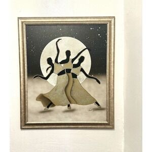 Aaron Hicks Enhanced Lithograph Art Print On Canvas Apprx 20" x 24" LOCAL PICKUP